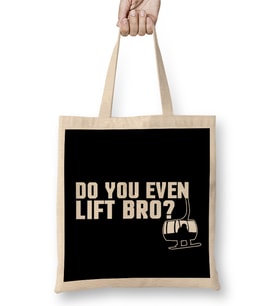 Funny Do You Even Lift Bro Ski Snowboard Ski Lift Bez Çanta Uzun Saplı