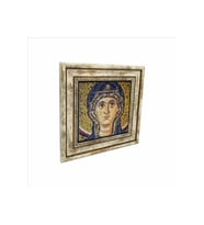Meryem Görseli Baskılı Taş Tablo 25X25