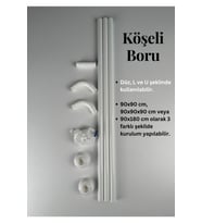 Köşeli Banyo Borusu L Duş Borusu