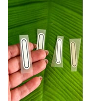 5X4 CM ÜTÜ İLE YAAPIŞAN I HARFİ TRANSFER BASKI ARMA (Beyaz)