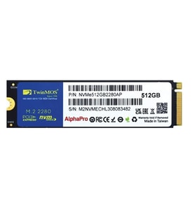 TWINMOS 512GB NVMe512GB2280AP 3600-3250MB/s M2 NVME GEN3  DİSK