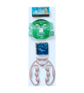 Yüz Maskesi Cilt Bakım Seti – Maske, Buz Küresi, Termo Jel Ve Selülit Masaj Aleti