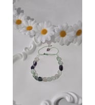 SERTİFİKALI AMORF FLORİT DOĞALTAŞ BİLEKLİK