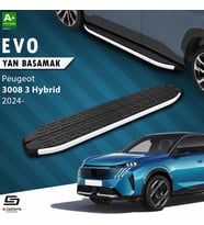 S-Dizayn Peugeot 3008 3 Hybrid Evo Aluminyum Yan Basamak 183 Cm 2024 Üzeri A+ Kalite