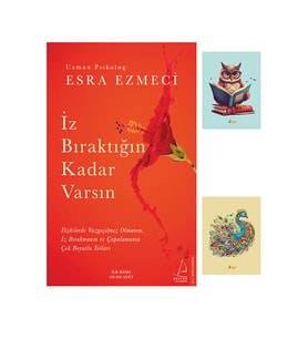 Esra Ezmeci - Iz Bıraktığın Kadar Varsın 9786254414855 - Not Defterli seti