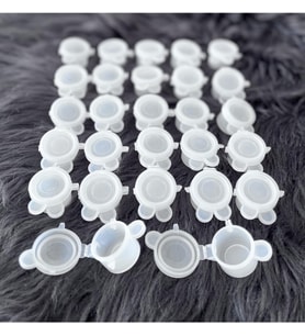 Boş Boya Kutusu 10ml 30 GÖZ, Sayılarla Boyama Taş tuval Boyama hobi Boş boya kutusu Boncuk Kutusu Numune Kutusu Kapaklı Sızdırmaz Plastik Kutu (30)