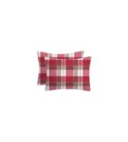 %100 Pamuklu Flanel Kumaşından Fermuarlı Yastık Kılıfı 50x70 ( 2 Adet )