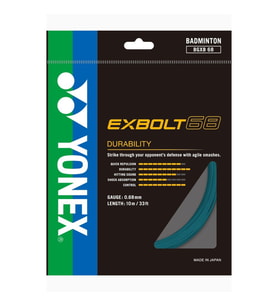 Yonex Exbolt 68 Badminton Kordajı 0.68 mm / 10 M - Turkuaz
