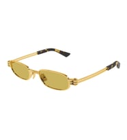Bottega Veneta BV1381S 002 50 Unisex Güneş Gözlüğü (Altın)