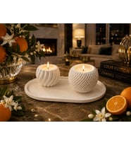 3 LÜ MUM SET DOĞAL SOYA MUM YASEMİN KOKULU ÖZEL TAŞ DESENLİ