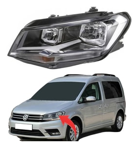 Volkswagen Caddy Sol Far Komple 2015-2020 2K1941005