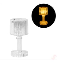 Retro Mini Masa Lambası Pilli Led Işık, 8,5cm x 4cm x 1 Adet