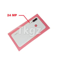 Tkgz Huawei Uyumlu P30 Lite Arka Pil Batarya Kapağı ( Kamera Lensli 24 MP) BEYAZ