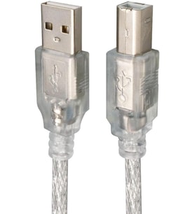 Parcbeny 5 Metre 1316 2.0V ŞEFFAF Kaliteli, Uzun ömürlü kullanım USB YAZICI KABLOSU (5 Metre)