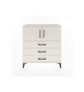 Arges Şifonyer 2 Raflı 3 Çekmeceli 2 Kapaklı 88x30x96 Aytaşı-Aytaşı