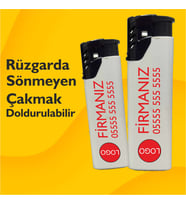 RÜZGAR ÇAKMAK - 100 ADET TEK YÖN BASKILI