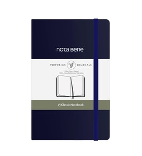 VICTORIA'S JOURNALS NOTE BENE 9236 CLASSIC NOTEBOOK SERT KAPAK 9x14cm 70gr.400 SYF. ÇİZGİLİ DEFTER L