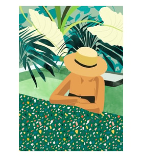 Chill #illustration #seyahat Tablo Ahşap Poster Dekoratif