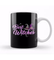 Best Witches Cute Halloween Witch Best Wishes Pun Kupa Bardak Porselen