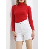 Balıkçı Yaka Body Kırmızı - 8338.1567. (Karışık)