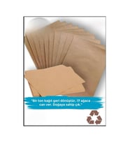 Kraft Kahverengi Kraft Saman Kağıdı Paketleme Hobi Etiket Kağıdı 90 Gram 20 Adet 70 X 100 Ebatında