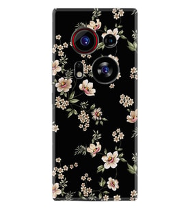 Phantom X2 Pro Kılıf Boutique Baskılı Resimli Siyah Fon Çiçek Pcode -045