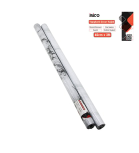 3MT X 60CM BEYAZ MERMER DESENLİ TEZGAH ÜSTÜ FOLYO STİCKER - DUVAR KAĞIT KENDİNDEN YAPIŞKANLI - EKO DEKORASYON - DAYANIKLI (5680)