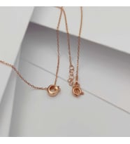 Gümüş Ay Yıldız Minimal Kolye 925 Ayar  (Karışık)
