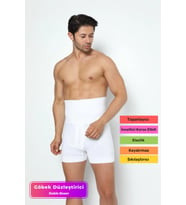 Özel Üretim Basen Toparlayıcı Sıkılaştırıcı Göbek Düzleştirici Bel İnceltici Erkek Duble Boxer Korse