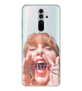 Xiaomi Redmi Note 8 PRO Uyumlu Taylor Swift Tasarımlı Şeffaf Telefon Kılıfı