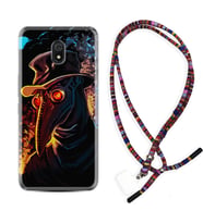 Xiaomi Redmi 8A 8 Pro 9C 9T 10C 11T Pro Kılıf Boyun Asklı Rasta Silikon Karga 1616