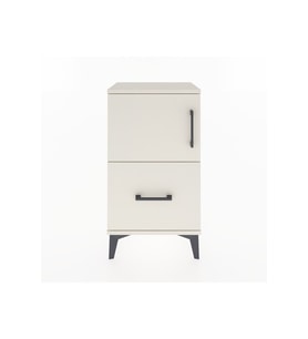 Arges Komodin 2 Raflı Tek Çekmeceli Tek Kapaklı 44x30x80 Aytaşı-Aytaşı