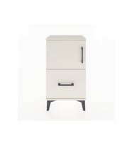 Arges Komodin 2 Raflı Tek Çekmeceli Tek Kapaklı 44x30x80 Aytaşı-Aytaşı