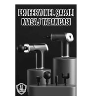 Mey İthalat® Masaj Aleti Masaj Tabancası Darbeli Şarjlı Kas Ve Vücut Ağrıları İçin