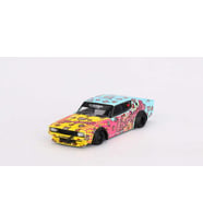 Mini GT 698 Nissan Skyline Kenmeri Liberty Walk KUMA RHD Model Araba