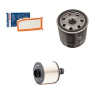 Bosch Filtre Bakım Seti Dacia Lodgy 1.5 Dci 109 Beygir K9K666 Motor Hava + Yağ f. + Yakıt Filtre Bosch