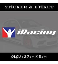 RACİNG oto sticker yazı - araba kask motosikler kamyonet minibüs uyumlu etiket