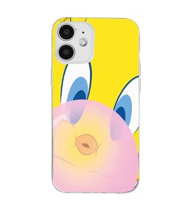Iphone 12 Uyumlu Tweety Tasarımlı Şeffaf Telefon Kılıfı