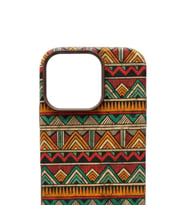 iPhone 16 Pro Max Doğal Mantar Dokulu Magsafe Kılıf Etnik Tribal