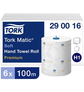 Tork Matic Hareketli Havlu Advanced 100 mt. x 6 Rulo, 21 cm., %100 Selüloz (290016)