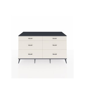 Kronos Konsol 6 Çekmeceli  176x59x99 Çam-Antrasit/Aytaşı