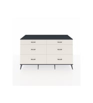 Kronos Konsol 6 Çekmeceli  176x59x99 Çam-Antrasit/Aytaşı
