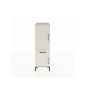 Kronos Dolap 2 Raflı Tek Çekmeceli 2 Kapaklı 44x59x134 Aytaşı-Aytaşı