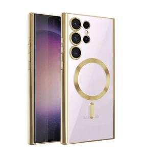 Northcity Samsung Galaxy S25 Ultra Kılıf Kross Magneticsafe Kapak - Gold