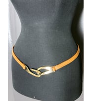 ÇELİK TOKALI KAHVERENGİ KADIN KEMER 100X1 CM