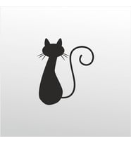 Folyo Sticker Kedi 200cm Uzunluk (Karışık)