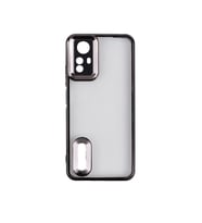 Xiaomi Redmi Note 12S Uyumlu Kılıf Kamera Korumalı Logo Gösteren Zore Omega Kapak