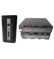 7500 mAh Göstergeli NP-F970 Sony FX1 Kamera Bataryası