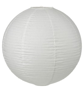 Sarkıt Lamba Abajur Başlığı, Beyaz, 45 cm, El Yapımı