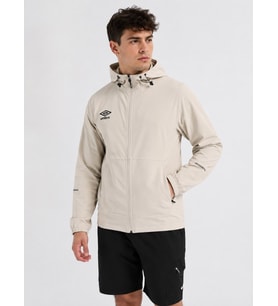 UMBRO Milo Hooded Erkek Taş Gri Fermuarlı Kapüşonlu Spor Sweatshirt - FC0501
